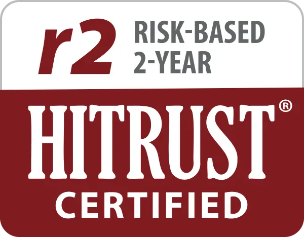 HITRUST Certified r2 risk-based 2-year