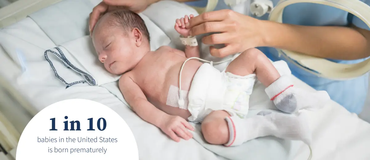 1 in 10 babies in the United States is born prematurely