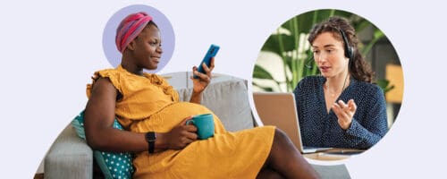 Maternity Mobile App User