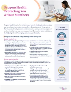 ProgenyHealth: Protecting You & Your Members