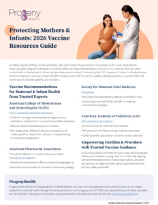ProgenyHealth's 2026 Vaccine Resources Guide